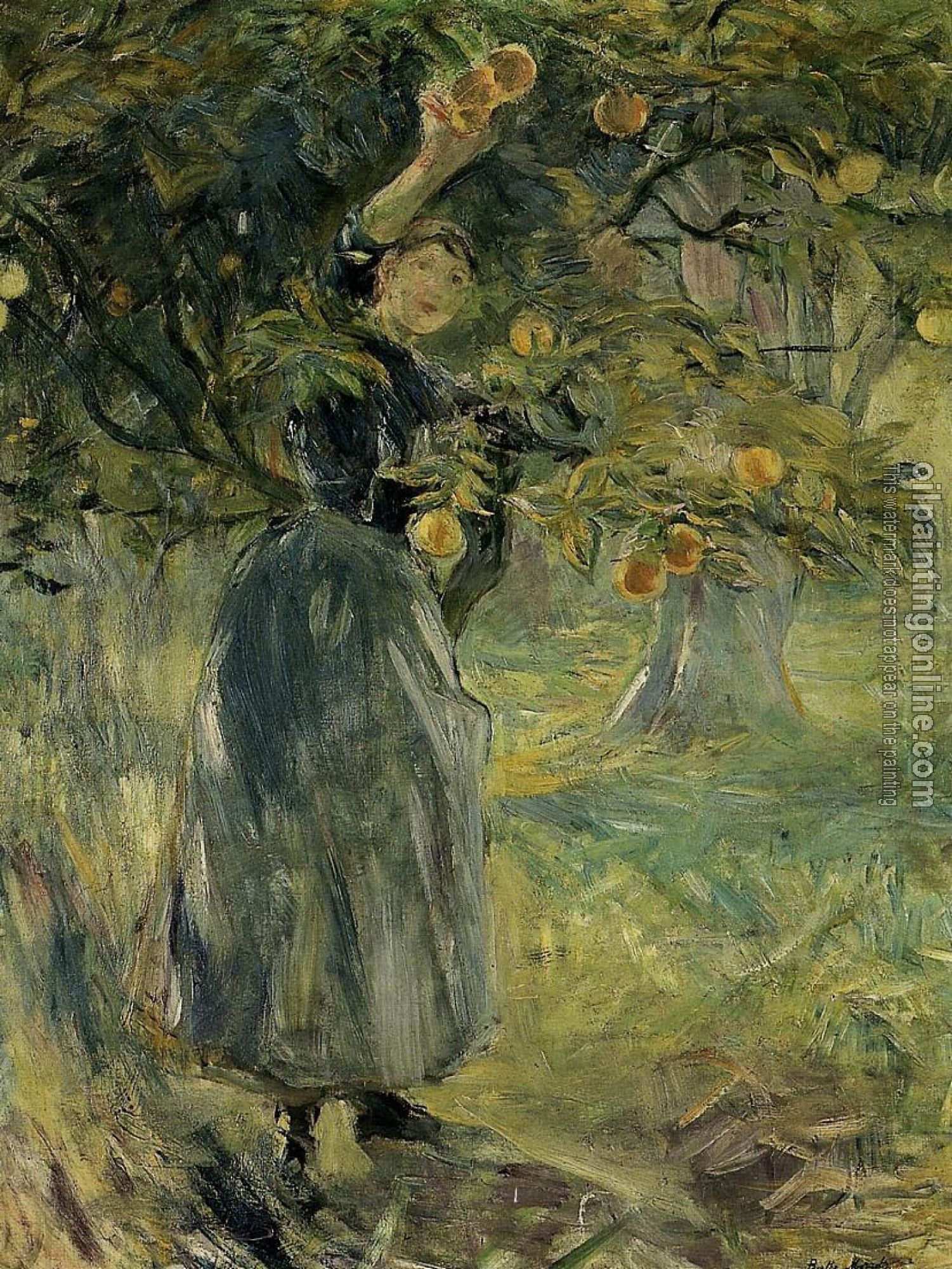 Morisot, Berthe - The Orange Picker